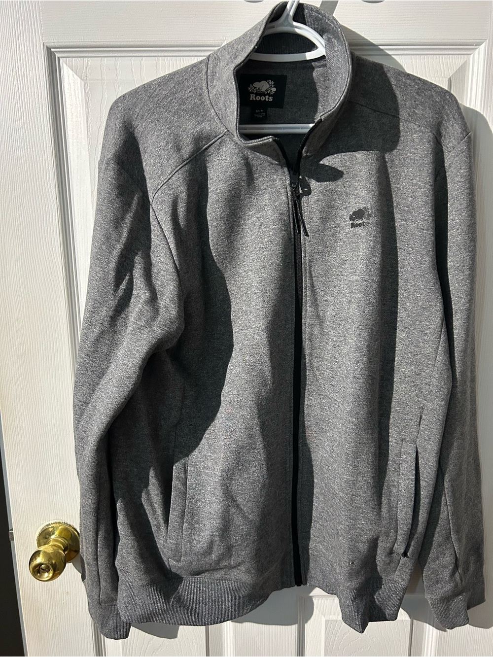 Roots Heather Gray Zip-Up Jacket
